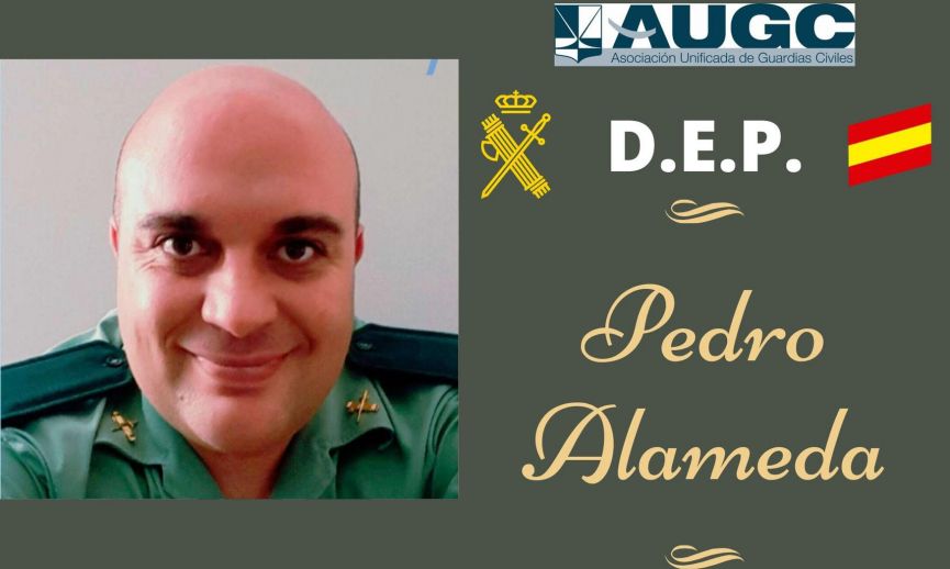 Cartel homenaje a nuestro compañero Pedro Alameda.