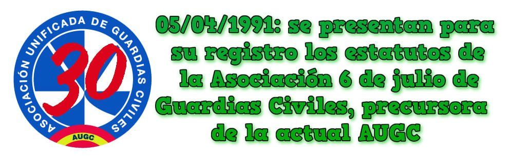 AUGC lleva décadas trabajando por los derechos de los guardias civiles.