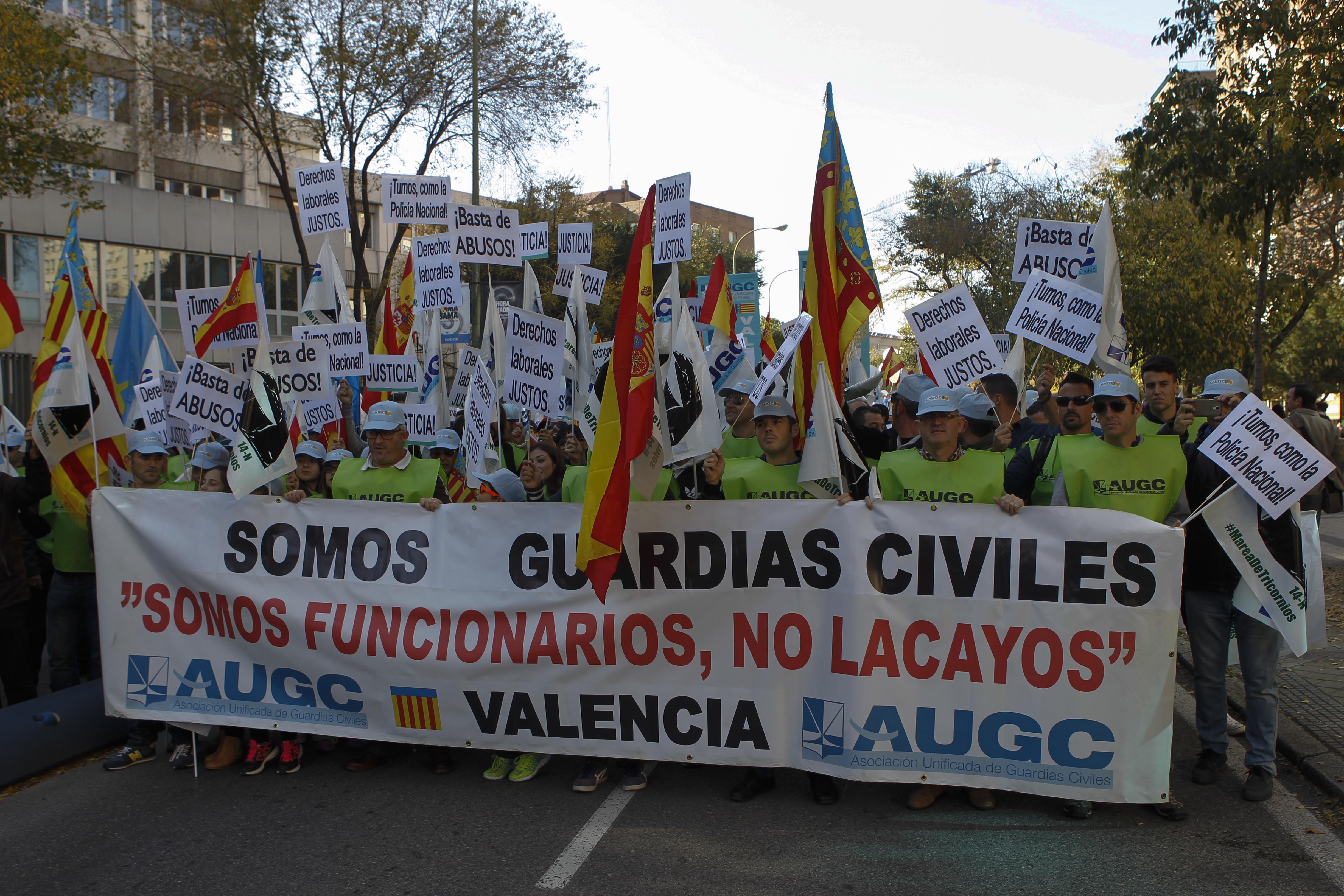 Los guardias civiles tienen múltiples motivos para volver a salir a la calle reclamando derechos sociolaborales.
