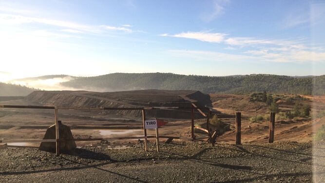 zona de entrenamiento de tiro de la Guardia Civil en Huelva.