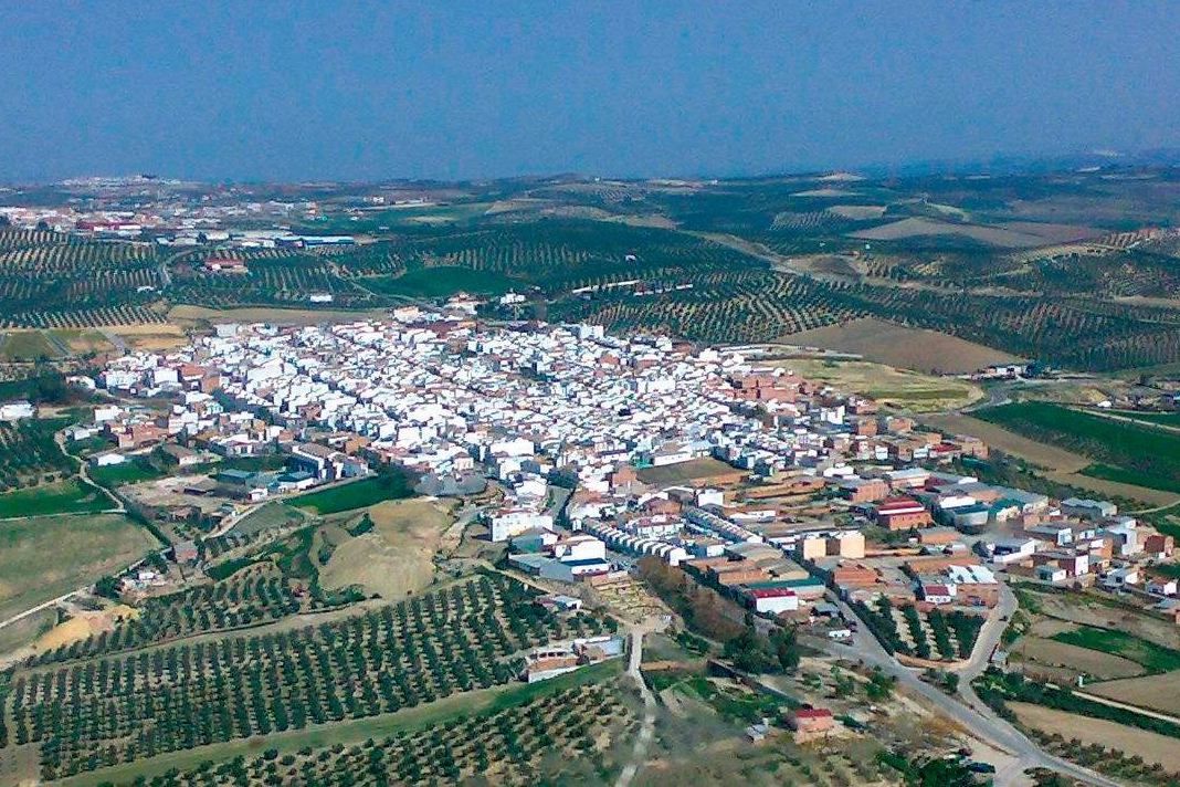 Vista panorámica de la localidad cordobesa de Montalbán.