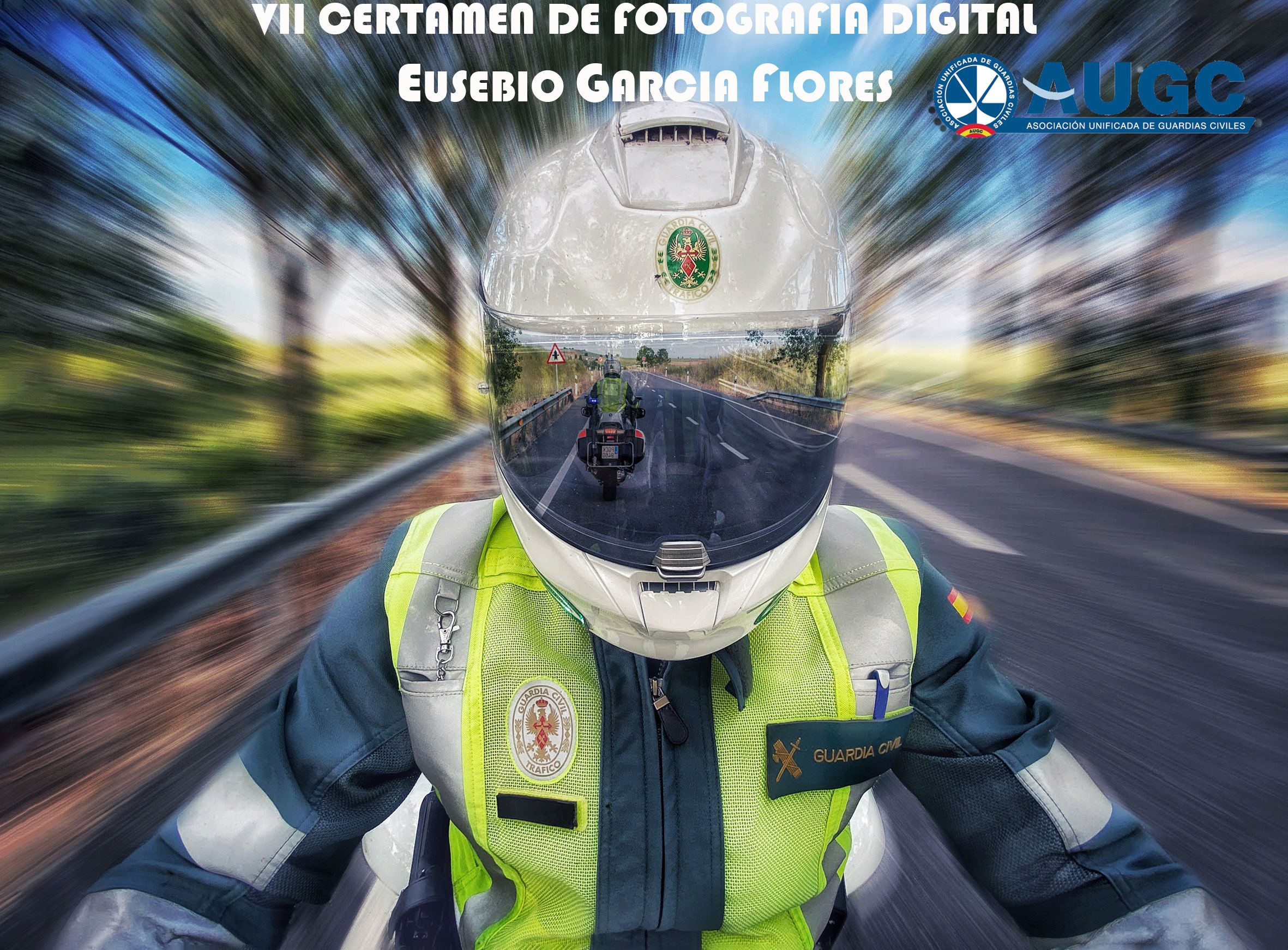 Cartel de la VII edicion del certamen de fotografía que organiza AUGC Albacete.