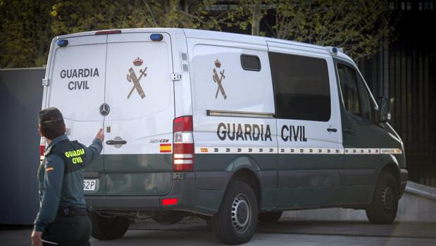 Furgón de la Guardia Civil para el traslado de presos.
