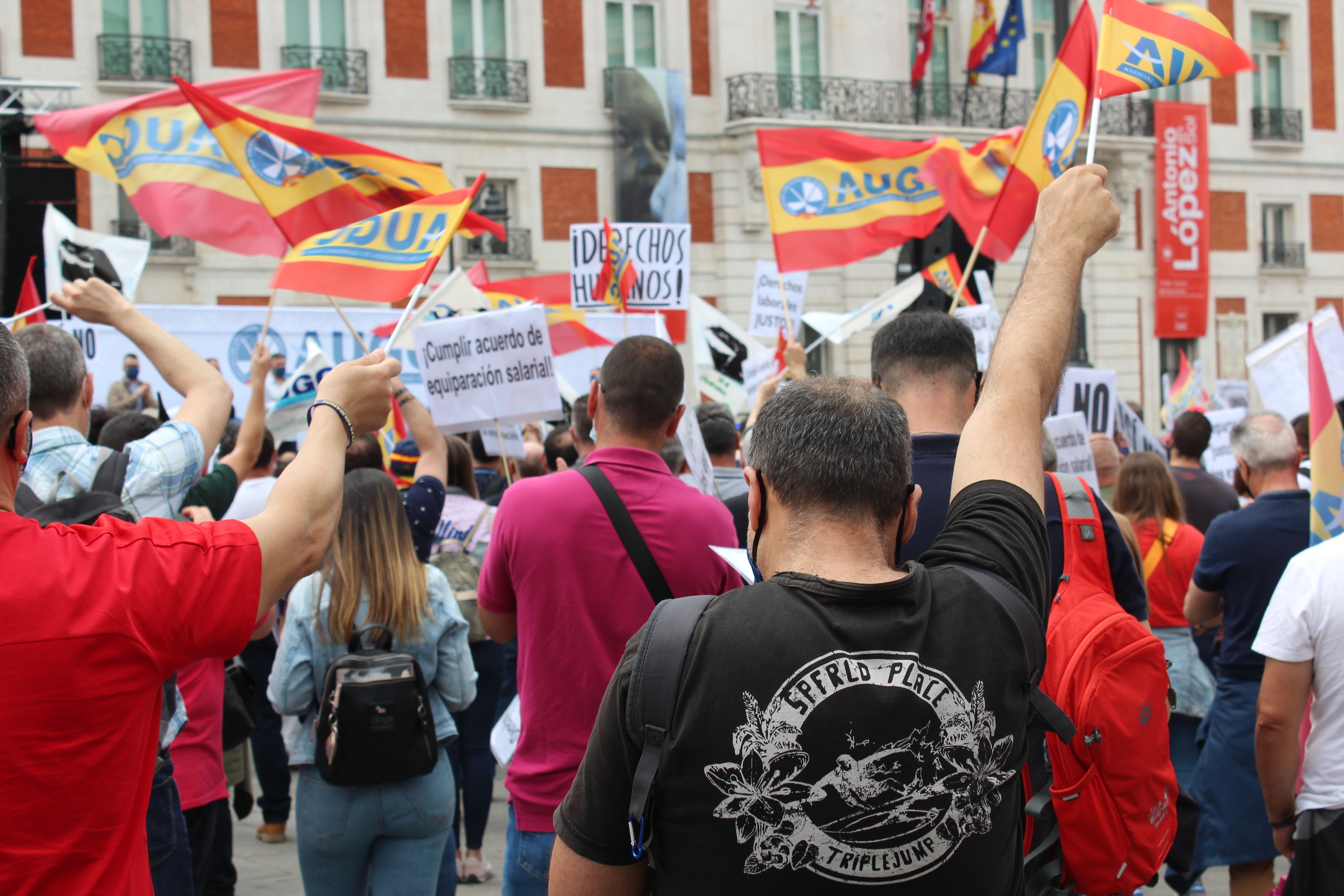 Imagen de la concentración del pasado 5 de junio en la Puerta del Sol.