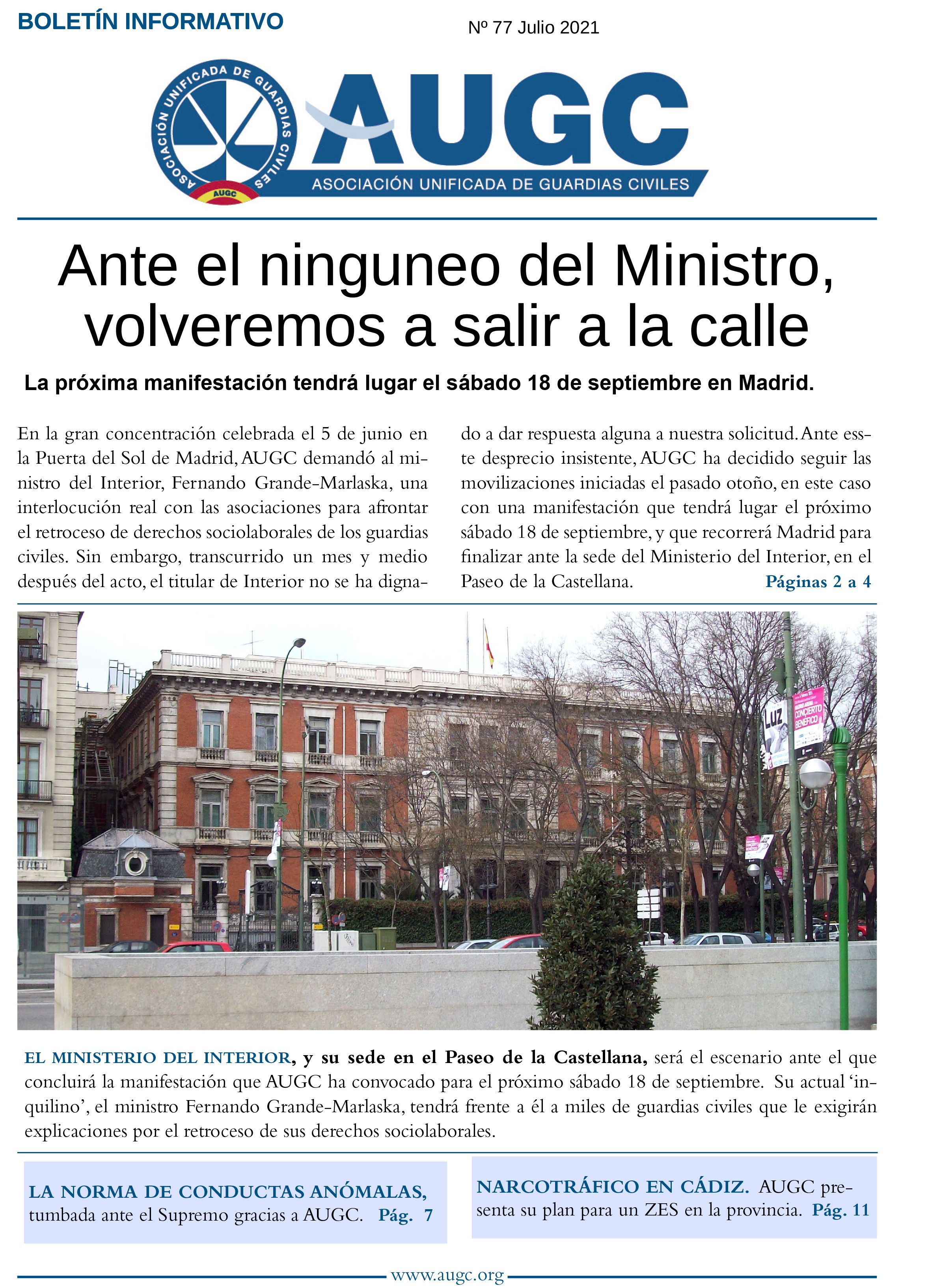 Portada Boletín Julio.