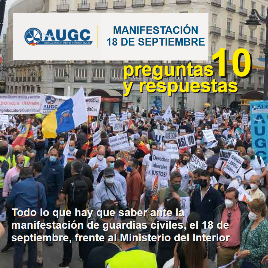 Manifestación 18S AUGC