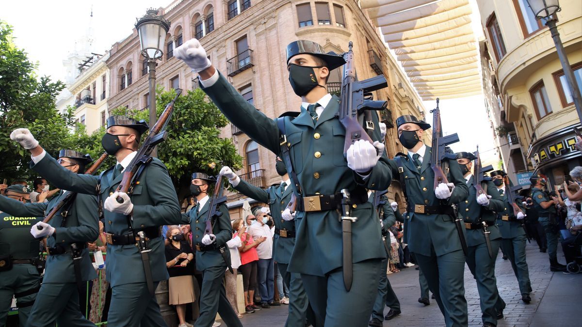 Desfile de la Guardia Civil.