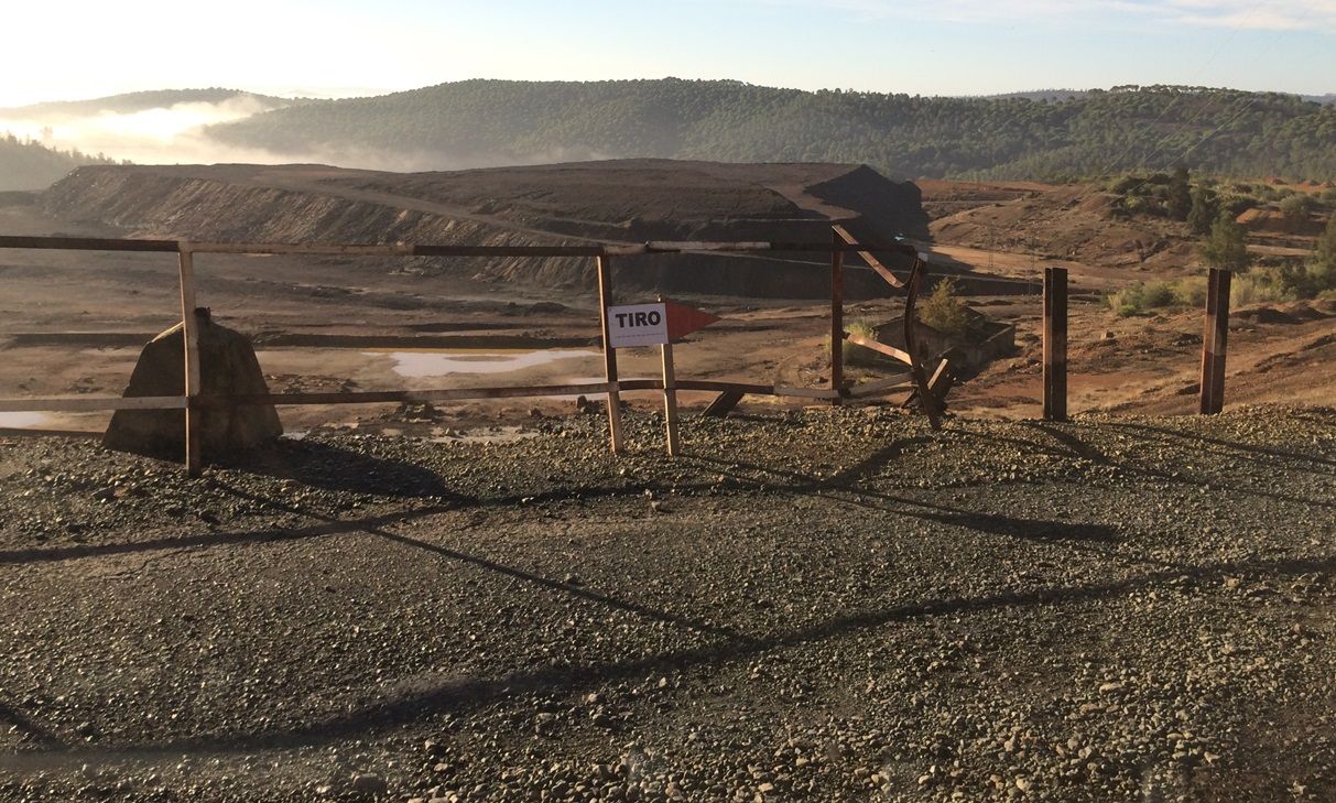 Campo de tiro en Riotinto.