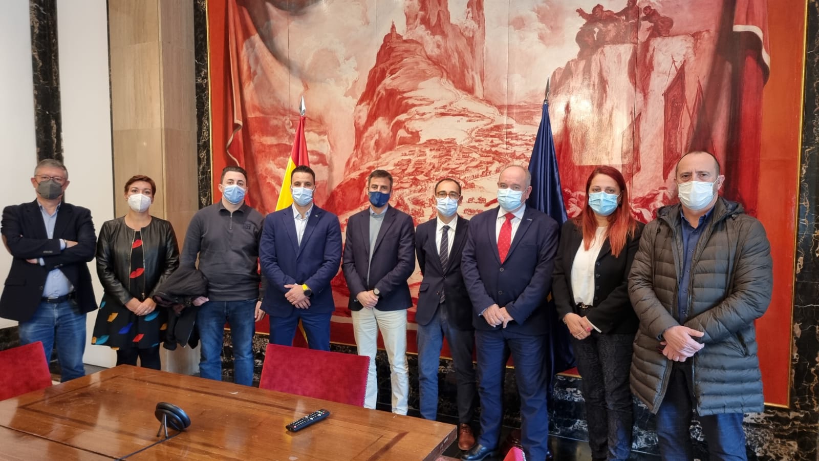 Imagen de la reunión.