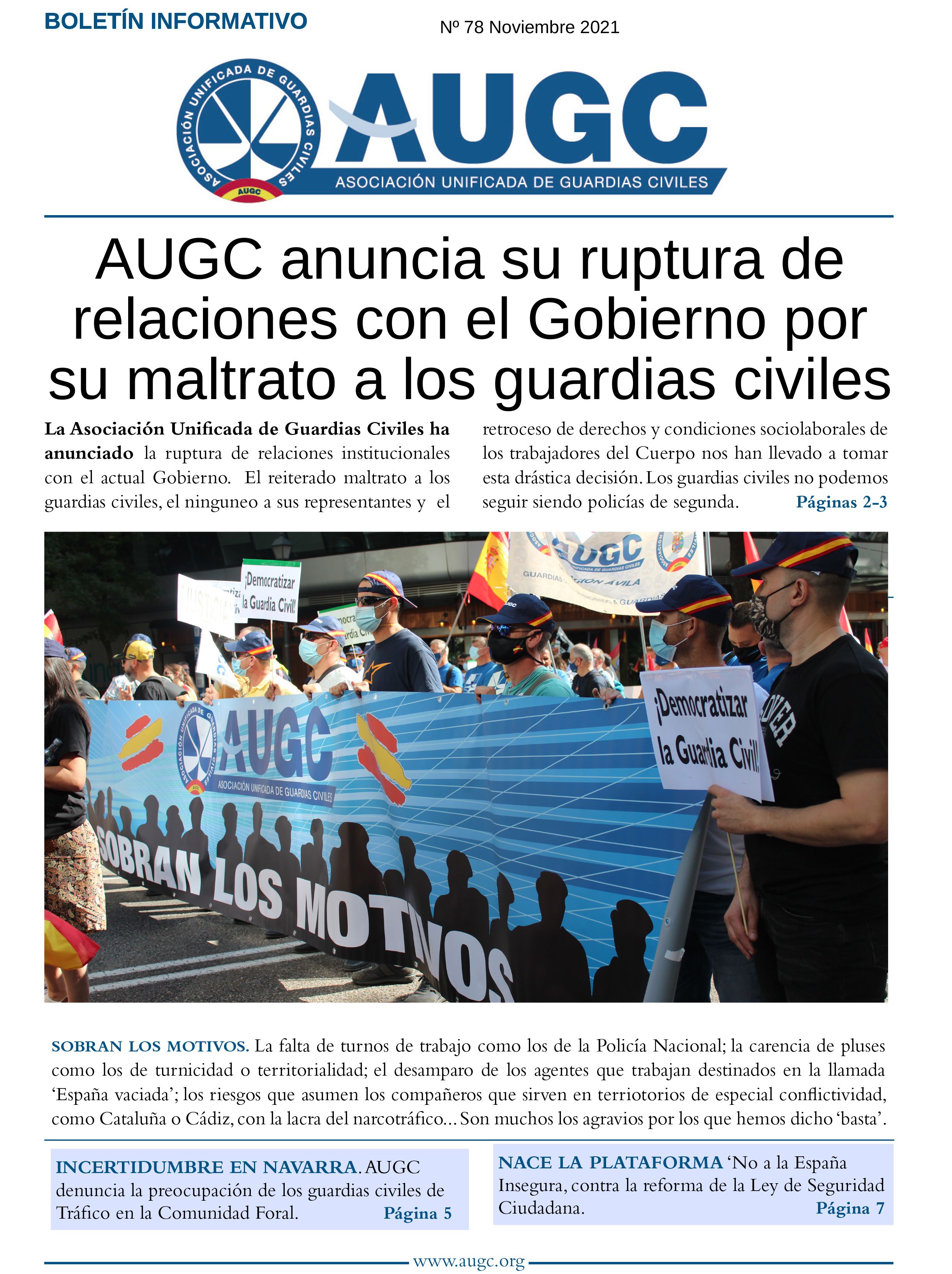Portada boletín de noviembre