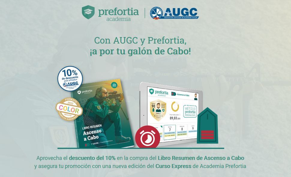 cartel del curso de prefortia para afiliados de augc
