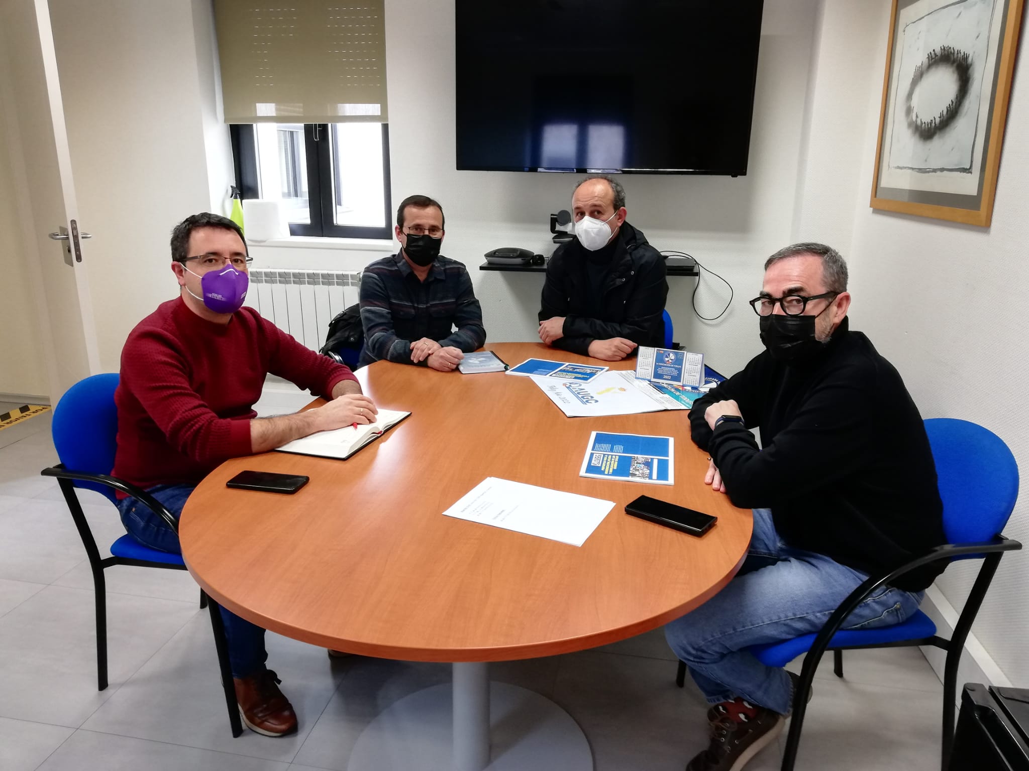  Representantes de las Federaciones de AUGC y CCOO en Castilla La Mancha 