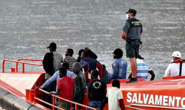 Personas migrantes rescatadas.