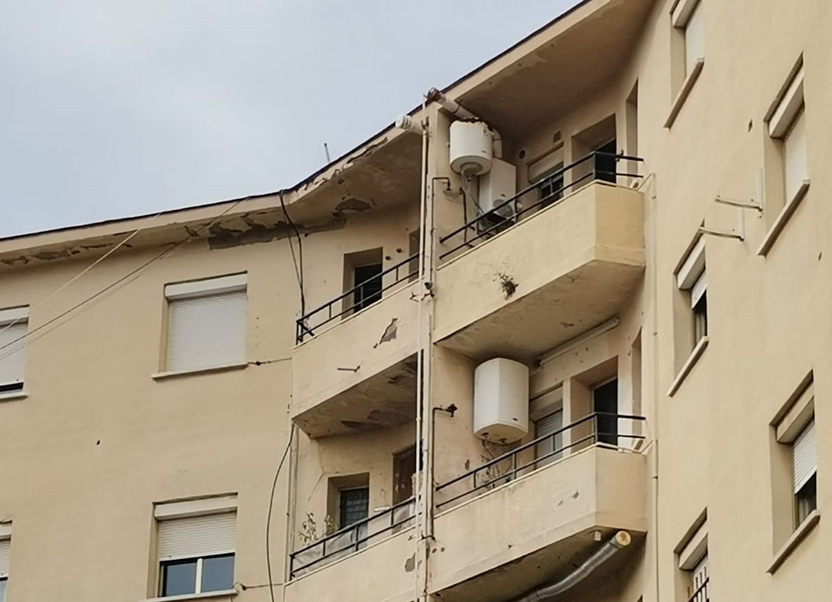 Este es el estado en el que están las viviendas.