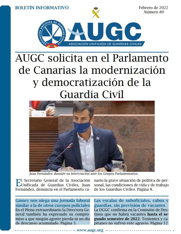 Portada número 80. Febrero. 