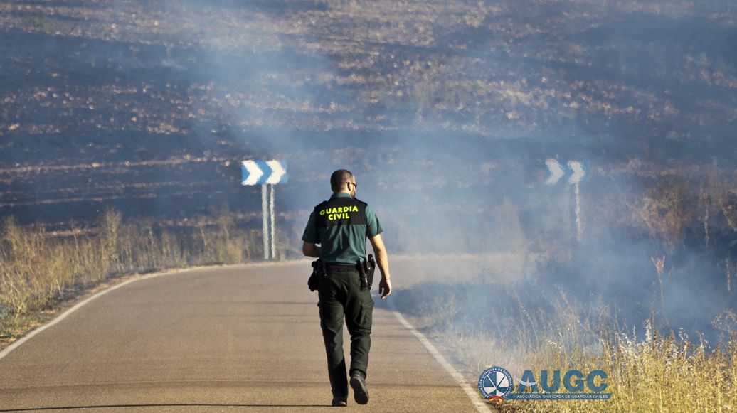 Los agentes que prestaron servicio durante la erupción volcánica de La Palma no estarían recibiendo la totalidad de las retribuciones correspondientes. Fotografía: AUGC.