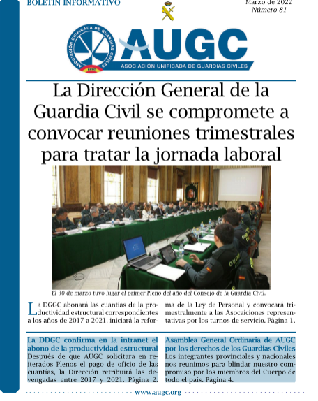 Portada número 81. Marzo.