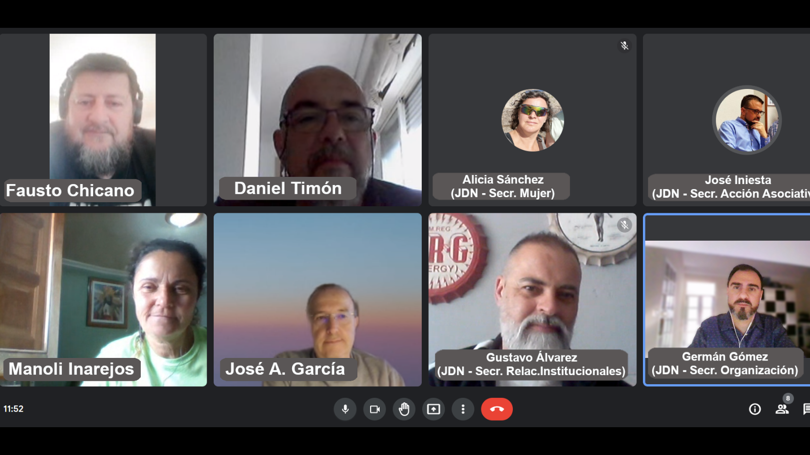 Durante el día de ayer tuvo lugar una reunión entre los nuevos miembros de la Comisión de Reserva y Retirados de la Asociación Unificada de Guardias Civiles y los integrantes de la Junta Directiva Nacional.