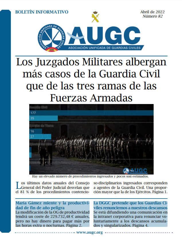Portada número 82. Abril. 