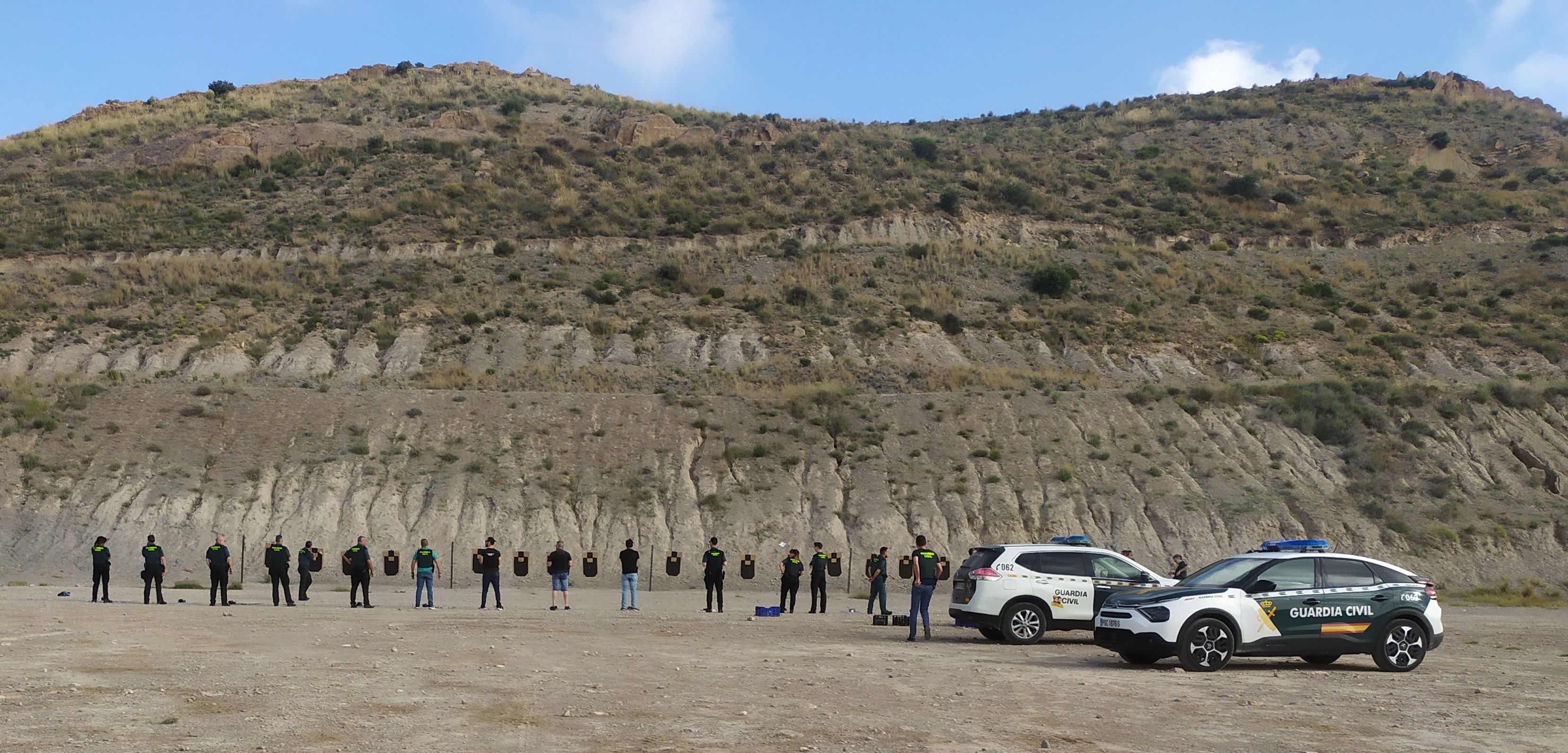 Los ejercicios de tiro en Rabasa.