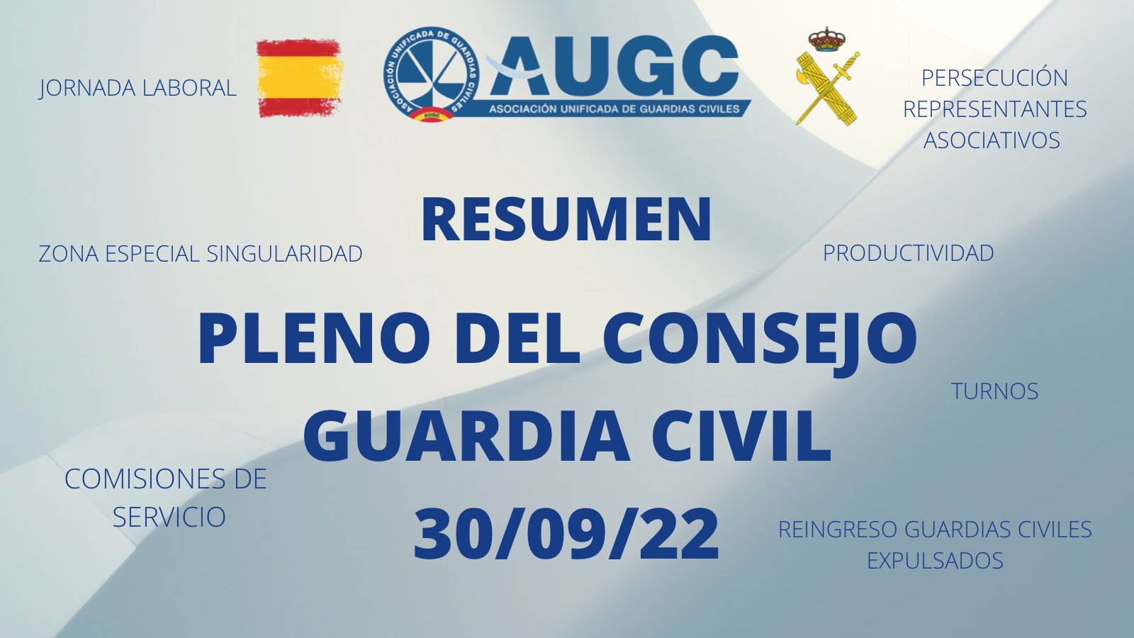 Resumen Pleno del Consejo de la Guardia Civil correspondiente al tercer trimestre