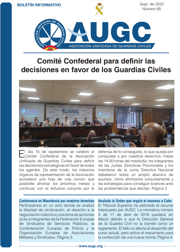 Boletín informativo de Septiembre de 2022.