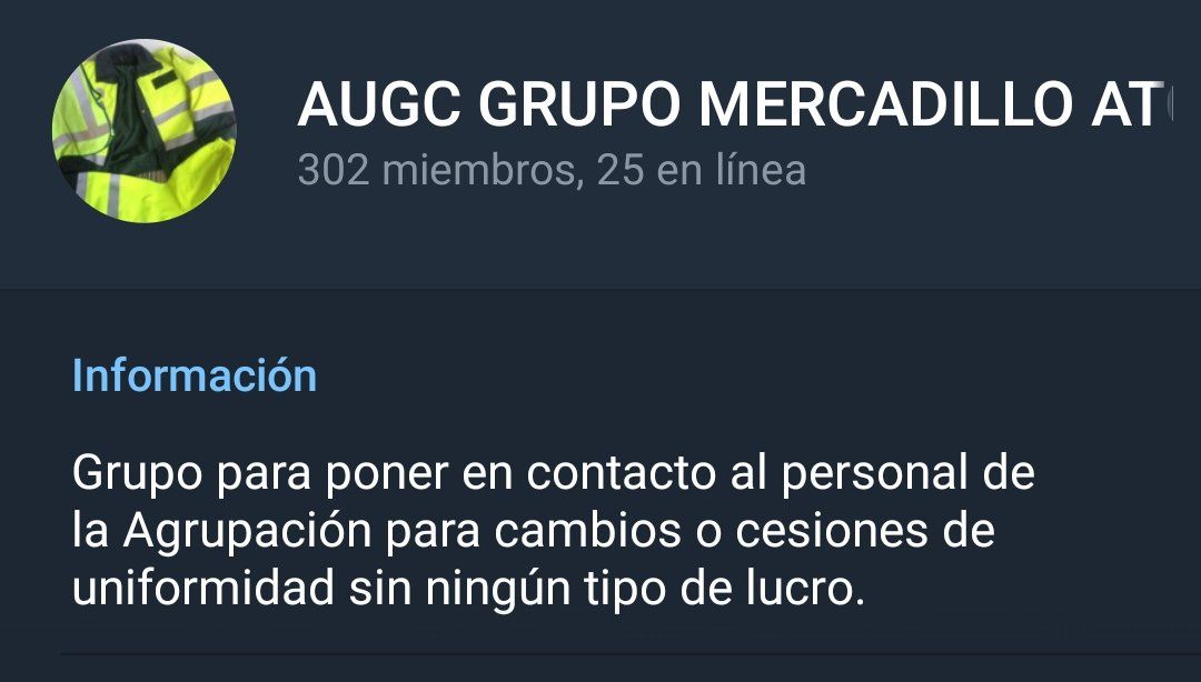 Fotografía de la descripción del grupo: "AUGC Grupo mercadillo ATGC".