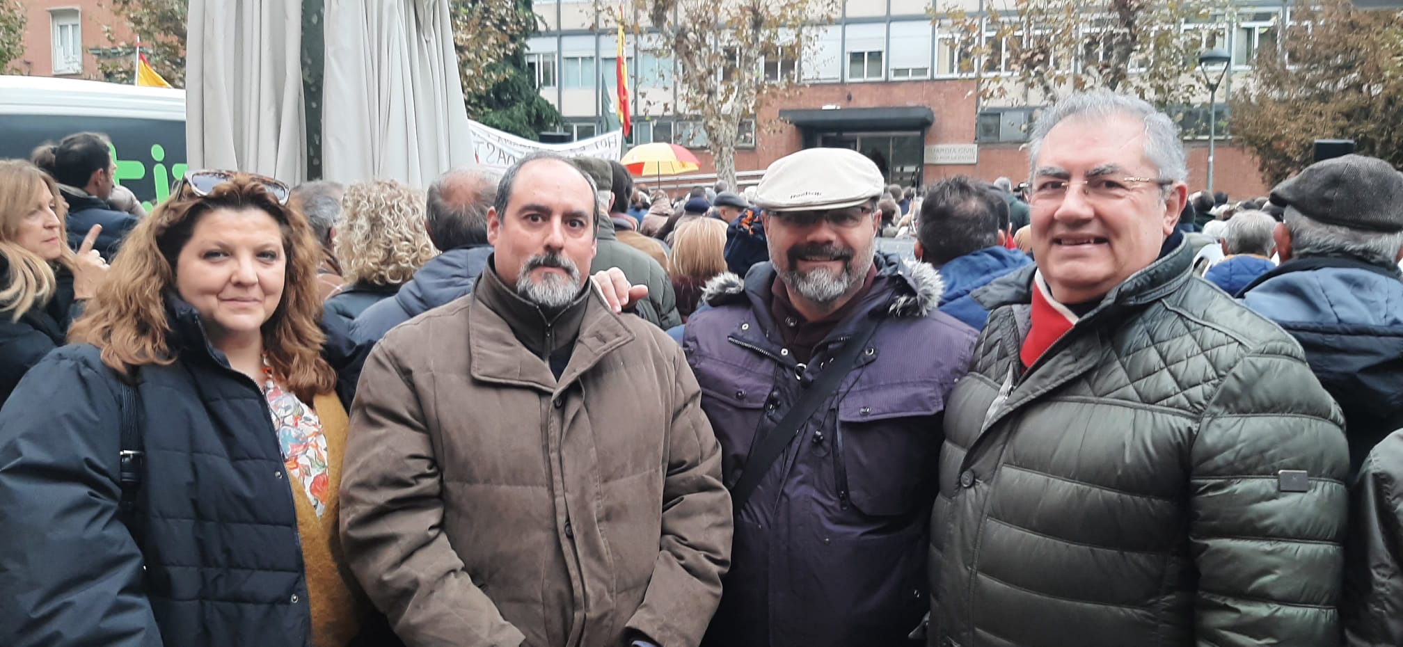 Estuvieron presentes el Secretario General de AUGC Navarra, Miguel Ángel Rodríguez Ros, el Secretario de Organización provincial Óscar Laglera Conde y el Secretario Federativo de la Comisión de Retirados, José Manuel Hernández López.