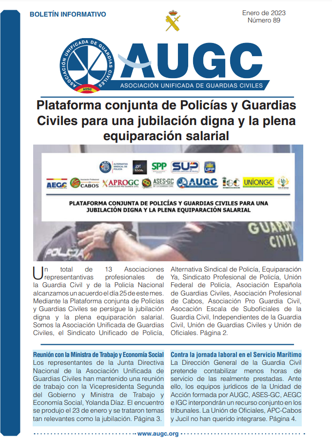 Boletín informativo de Enero de 2023.