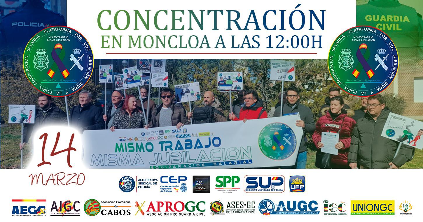 Cartel concentración plataforma