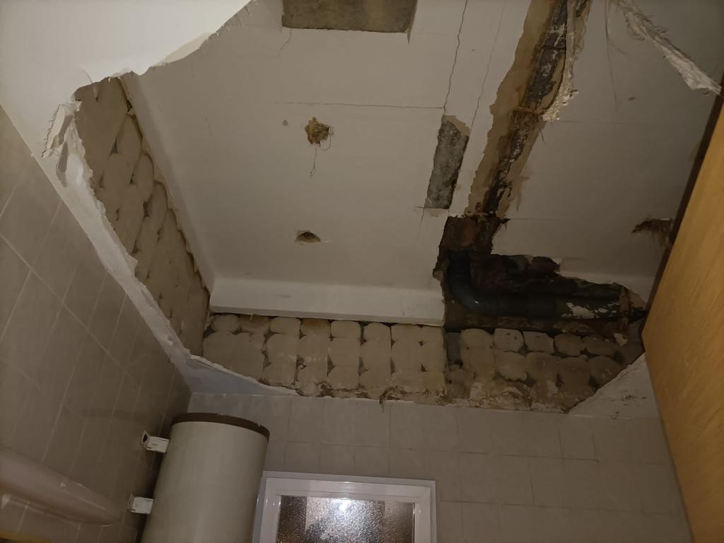 Falso techo de las instalaciones de Manacor (Baleares)