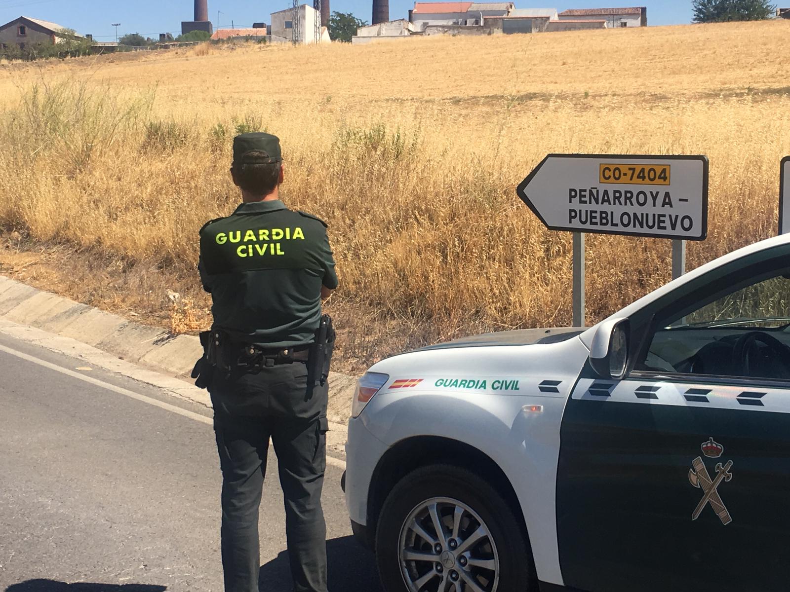 Guardia Civil en Peñarroya(Córdoba)