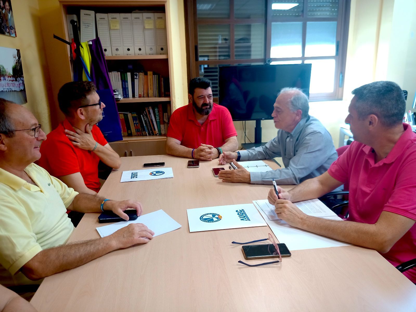 Reunión AUGC córdoba y UGT