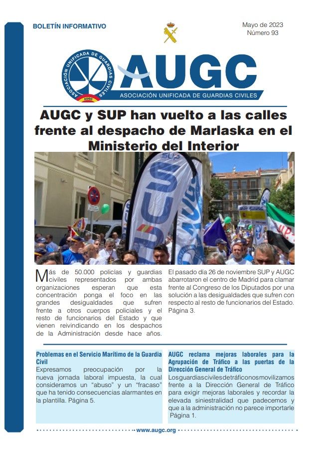 Boletín informativo de Mayo de 2023.