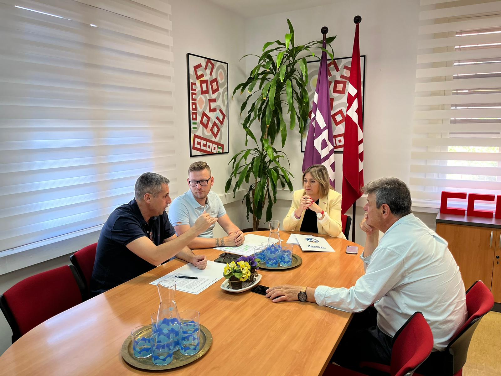 Reunión CCOO y AUGC Córdoba.